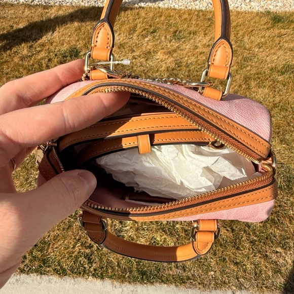 Coach Powder Pink Mini Rowan - Picture 3 of 4